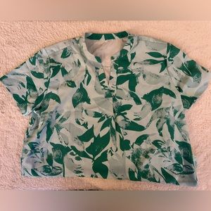 Tropical print NWOT ladies size XXL Green/mint  color